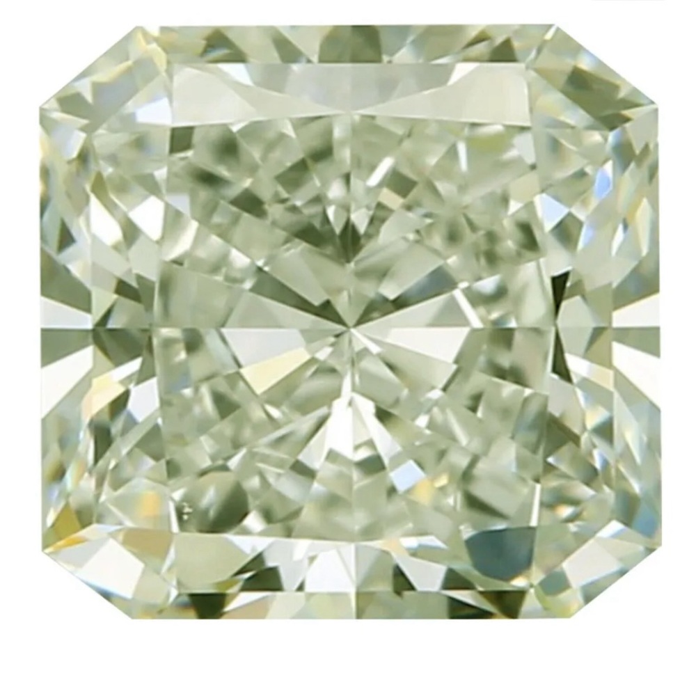 Huge loose radiant moissanite stone